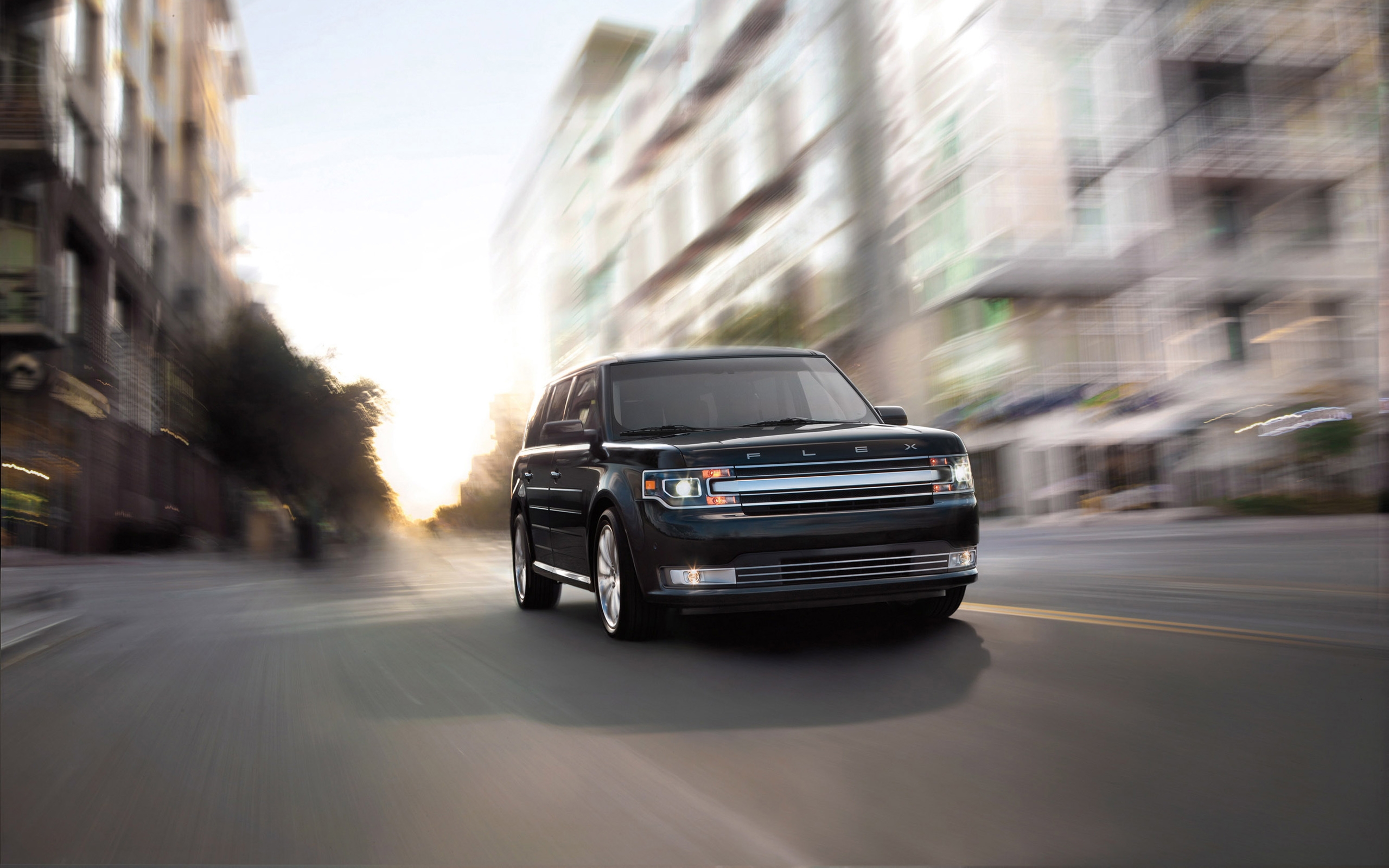 speed, With, Ford, Flex, Model, 2013 Wallpaper