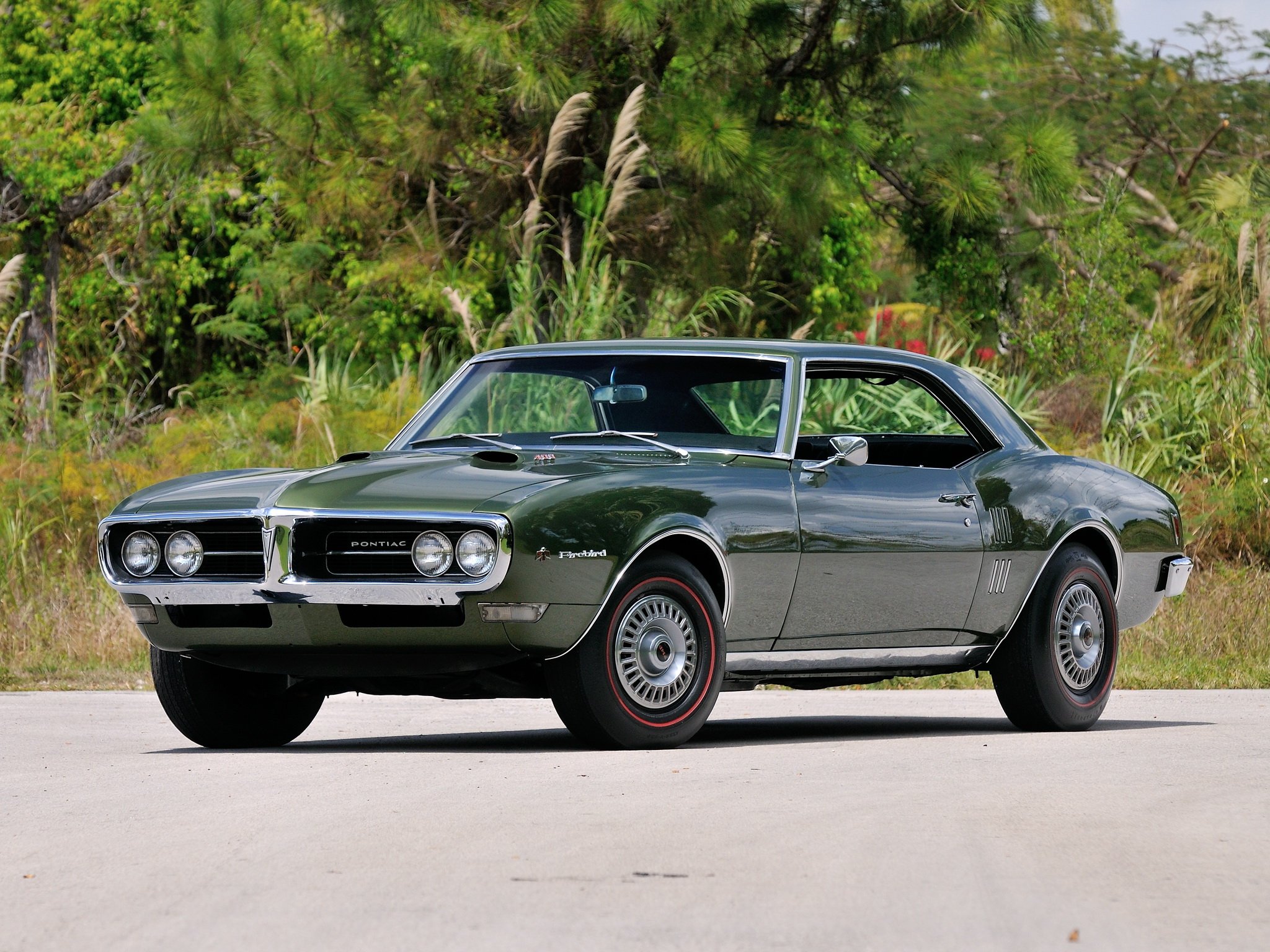 1968, Pontiac, Firebird, 400, L67, Ram air, I i,  2337 , Muscle, Classic Wallpaper