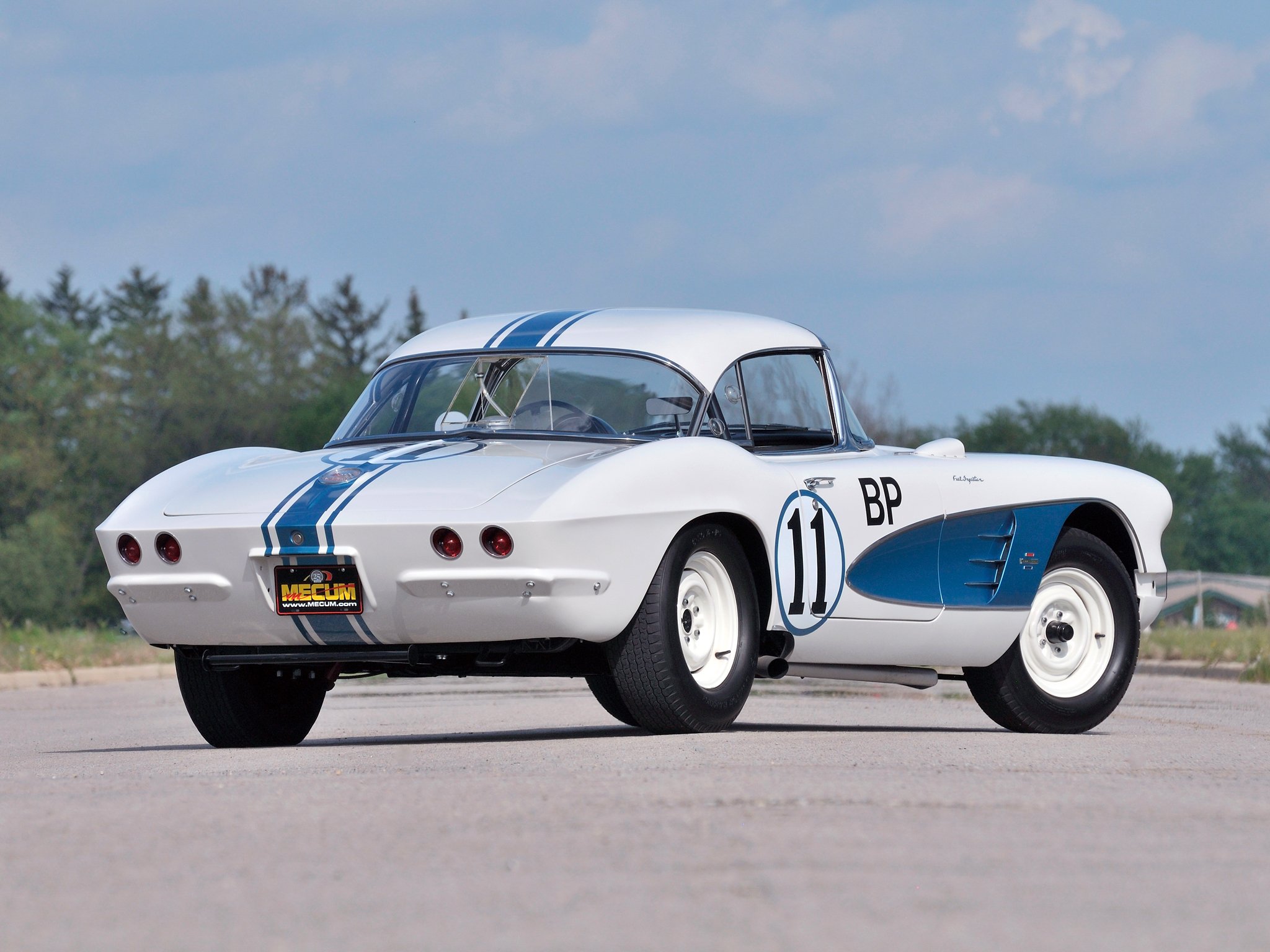 1961, Chevrolet, Corvette, 283, 315hp, Fuel, Injection, Scca, B production, Race,  c 1 , Racing, Muscl Wallpaper