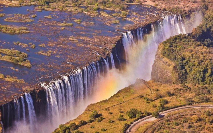victoria, Falls, Zambia HD Wallpaper Desktop Background