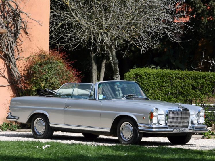 1969 71, Mercedes, Benz, 280se, 3 5, Cabriolet,  w111 , 280, Classic, Luxury HD Wallpaper Desktop Background