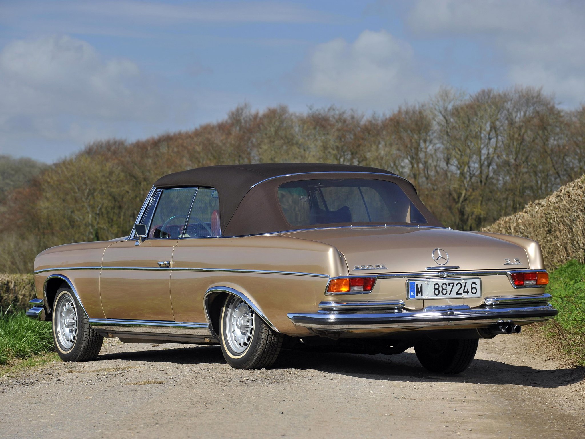 1969 71, Mercedes, Benz, 280se, 3 5, Cabriolet,  w111 , 280, Classic, Luxury Wallpaper