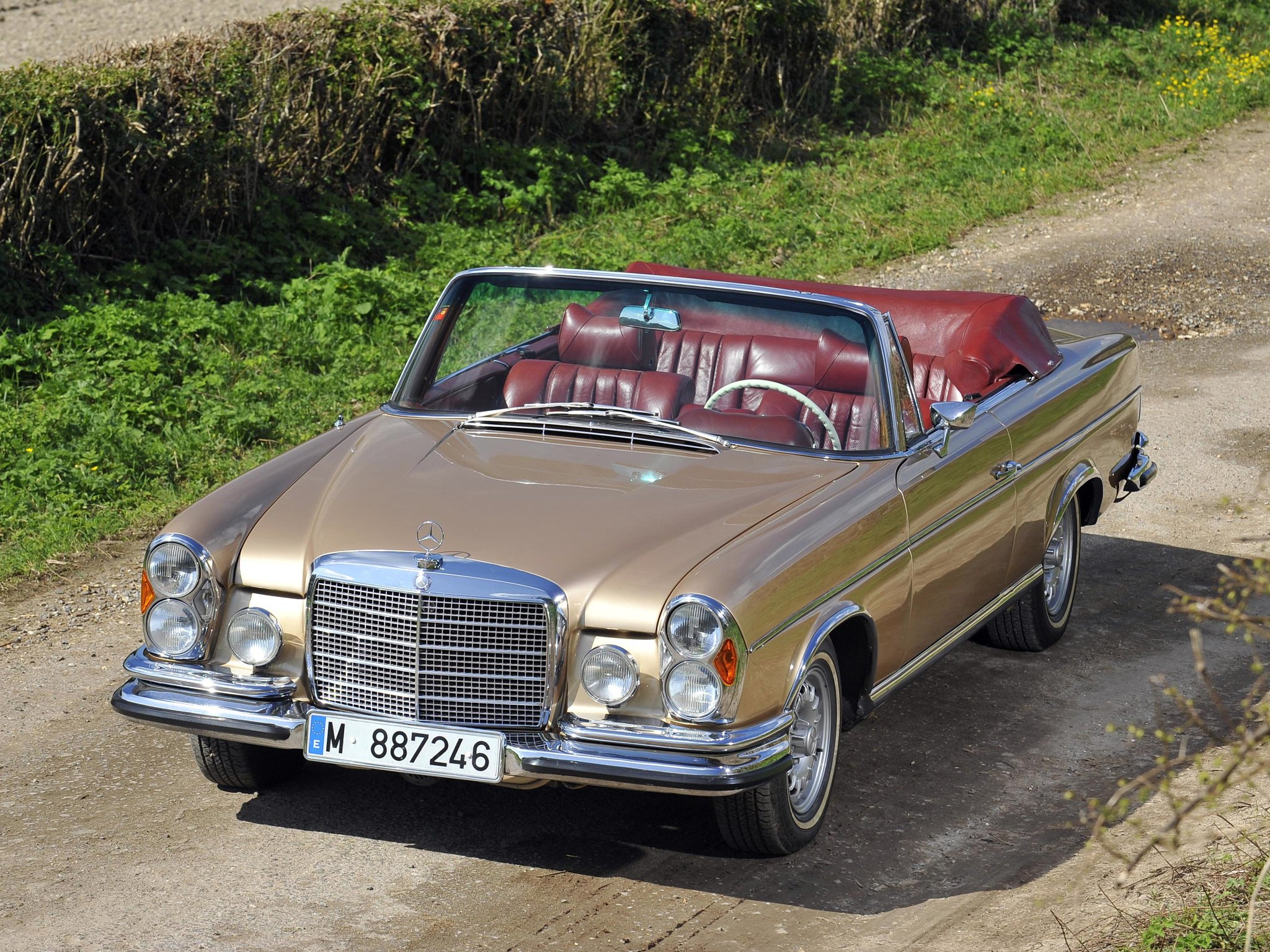 1969 71, Mercedes, Benz, 280se, 3 5, Cabriolet,  w111 , 280, Classic, Luxury Wallpaper