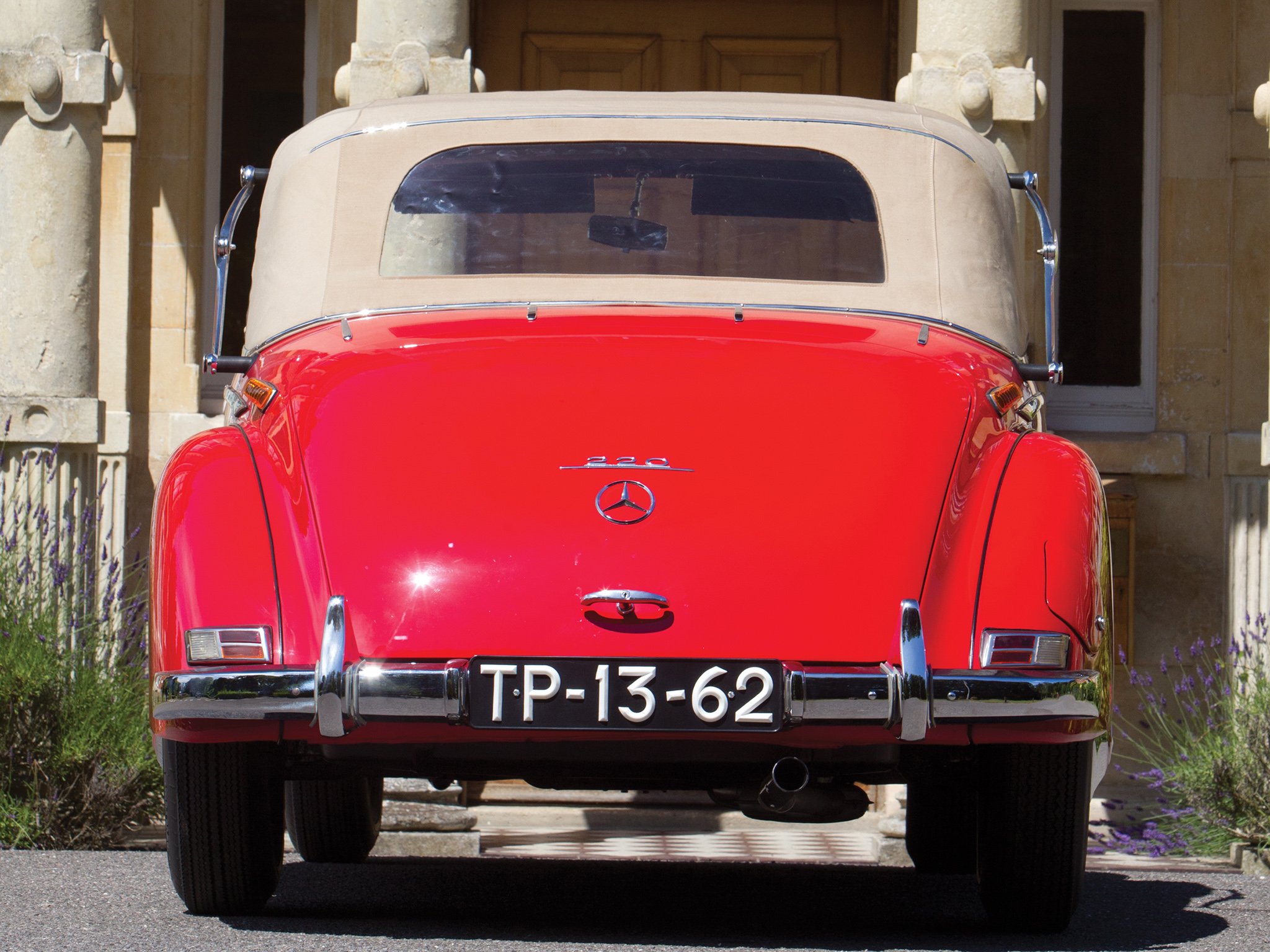 1951 55, Mercedes, Benz, 220, Cabriolet, A,  w187 , Luxury, Retro Wallpaper