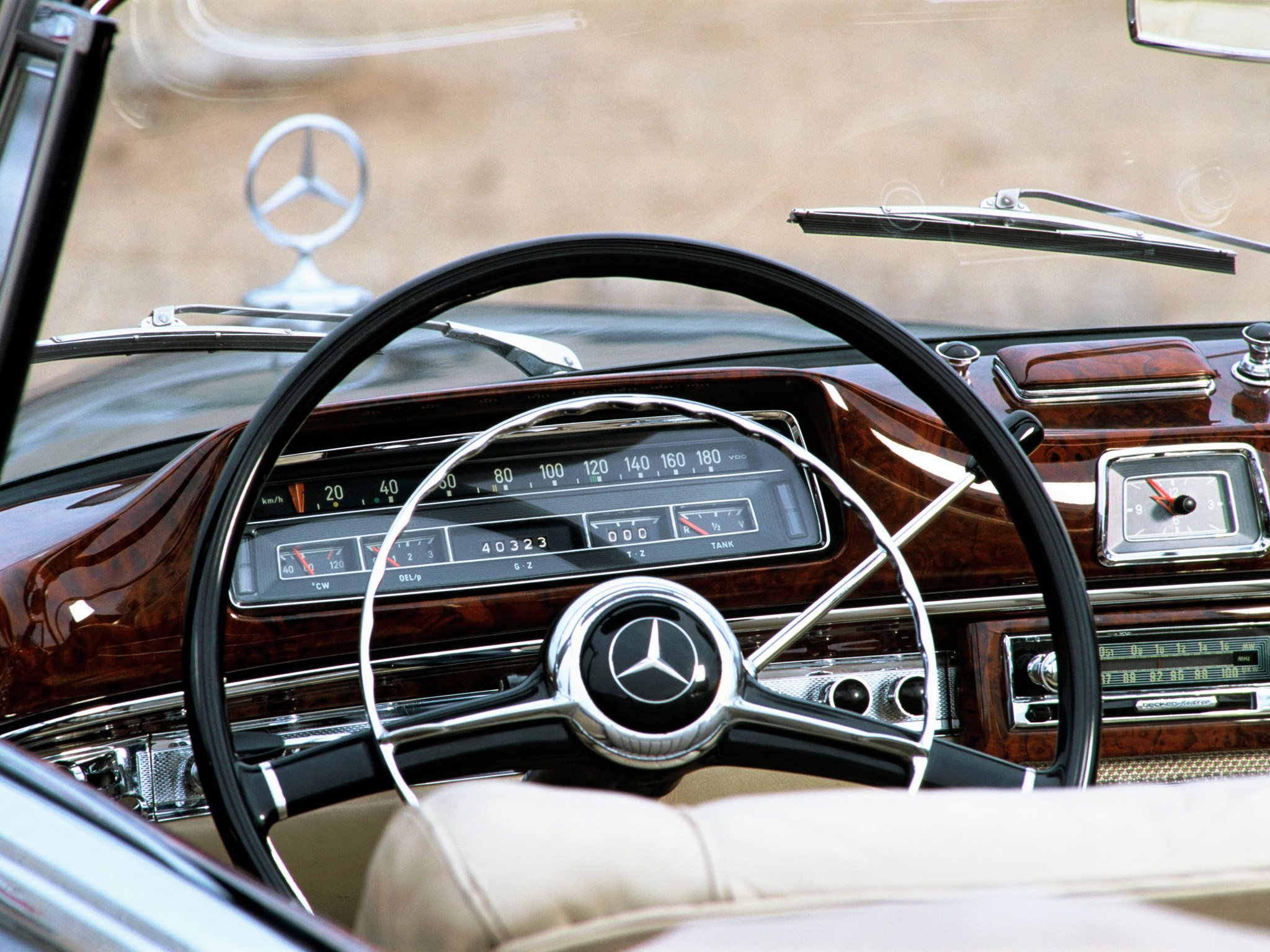 1956 59, Mercedes, Benz, 220s, Cabrio,  w180 ii , Luxury, Retro Wallpaper