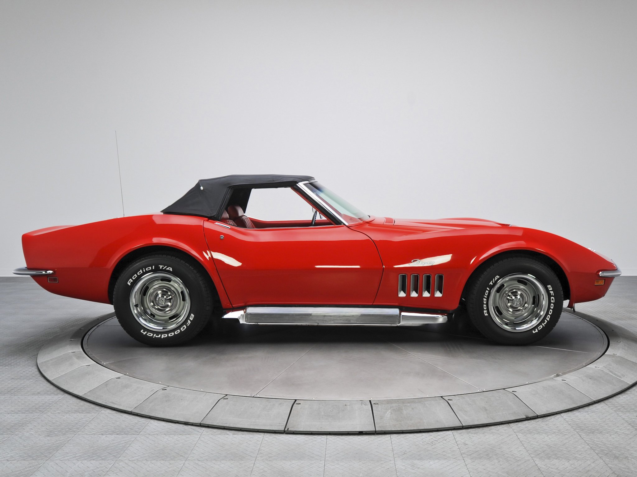 1969, Chevrolet, Corvette, Sting, Ray, L46, 350, Convertible, c 3 ...