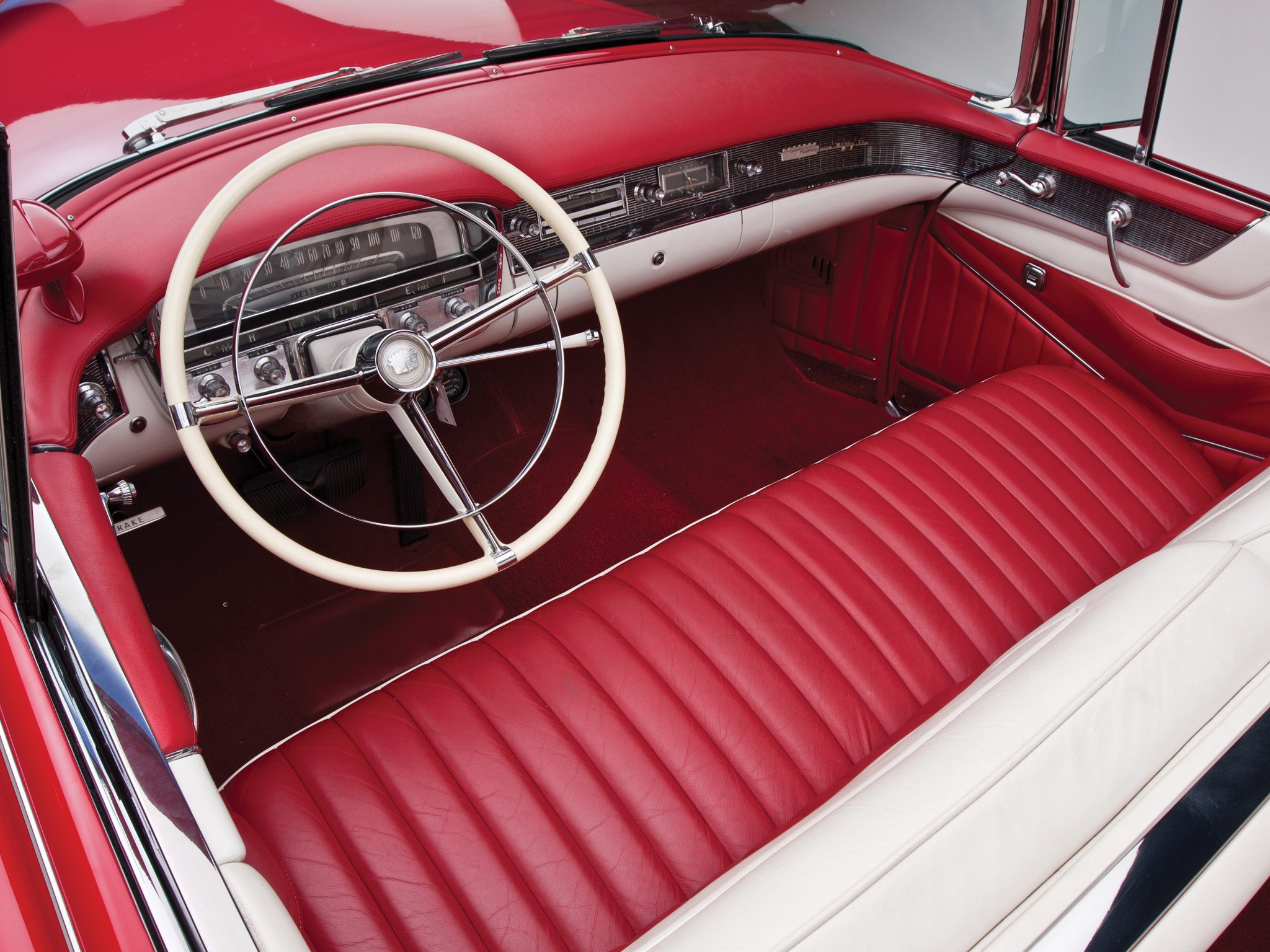 1956, Cadillac, Sixty two, Convertible,  6267 Wallpaper