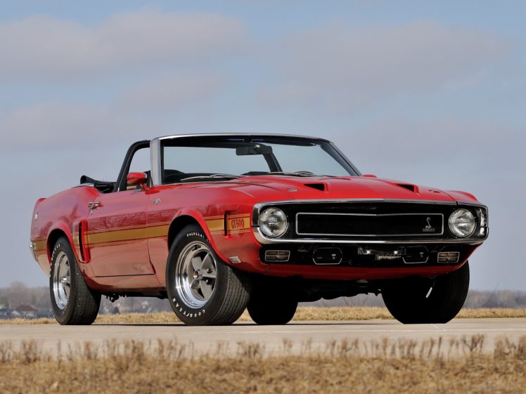 1969, Shelby, Gt500, Convertible, Ford, Mustang, Muscle, Classic HD Wallpaper Desktop Background