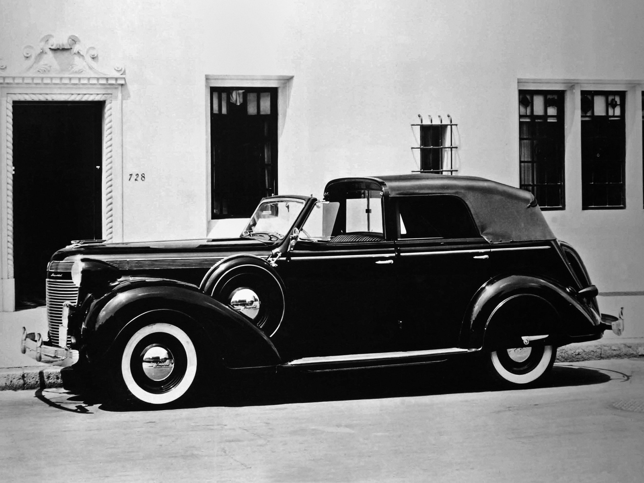 1937, Chrysler, Imperial, 4 door, Convertible, Formal, Town, Car, Derham,  c 15 , Luxury, Retro Wallpaper
