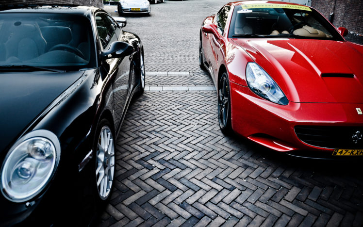 ferrari, Porsche, Supercars HD Wallpaper Desktop Background