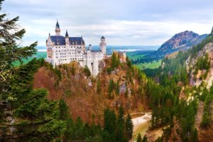 bavaria, Germany, Rock, Forest, Oseny, Zamok, Landscape, Castle