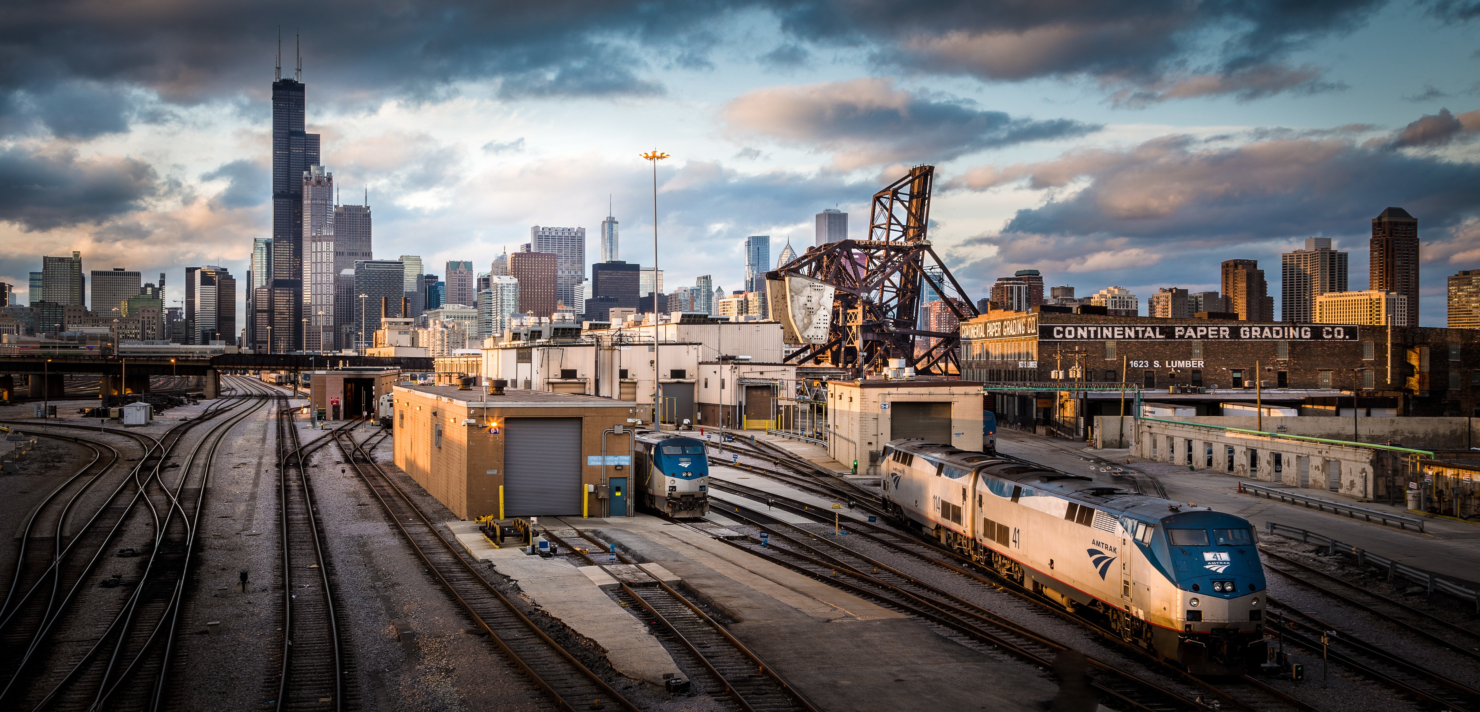 illinois, Usa, Chicago, Train Wallpaper