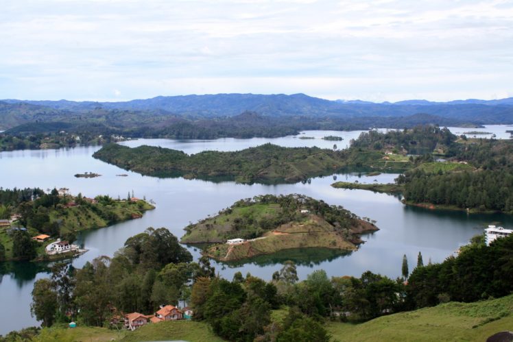landscape, River, Guatape, Colombia, Top, Nature HD Wallpaper Desktop Background