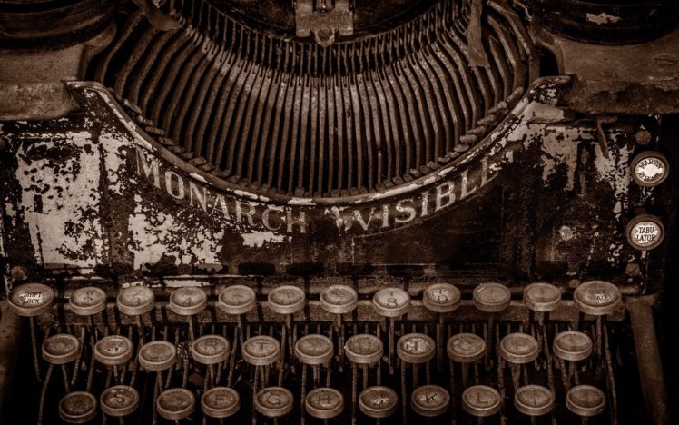 monarch, Typewriter, Macro, Vintage HD Wallpaper Desktop Background