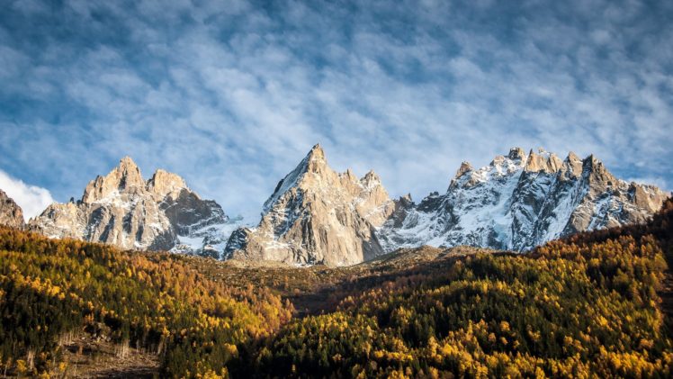 mountains, Sky, Landscape, Autumn HD Wallpaper Desktop Background