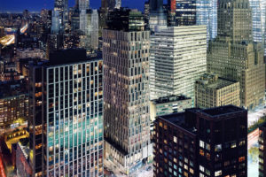 new, York, Buildings, Skyscrapers, Night, Architecture, Cities, Reflection, Night, Lights, Window, Glass