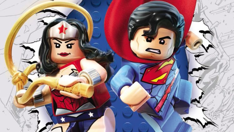 lego, Superman, And, Wonder, Woman HD Wallpaper Desktop Background