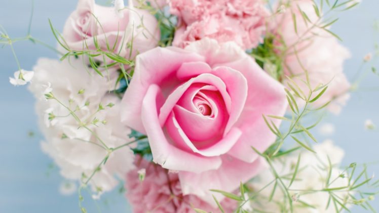 roses, Flowers, Bouquet, Pink HD Wallpaper Desktop Background