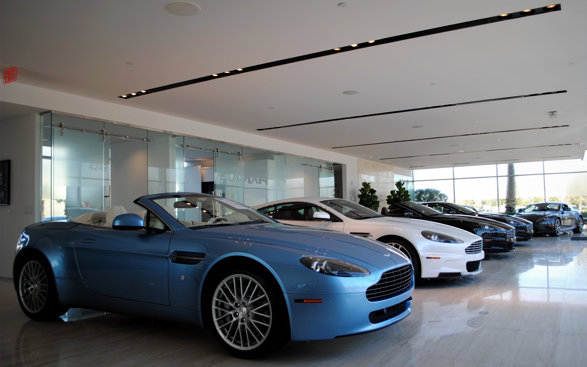 aston, Martin, Vantage, Roadster, And, Friends Wallpaper