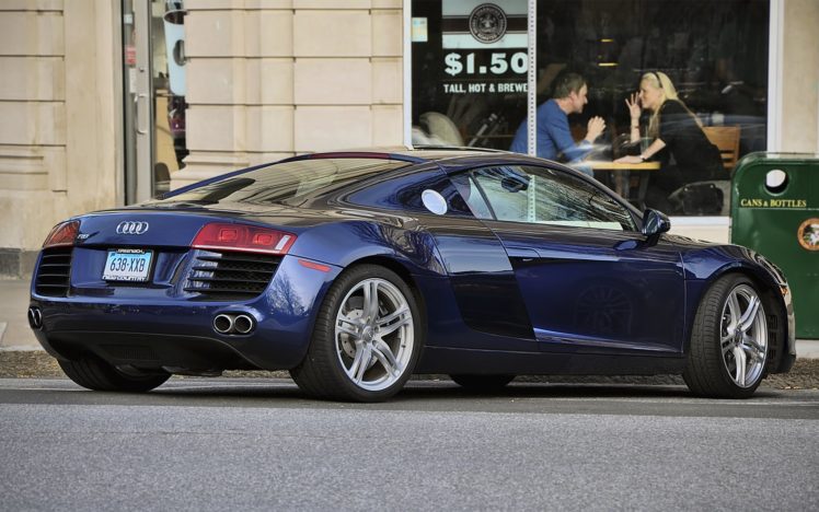 audi, R8, On, Street HD Wallpaper Desktop Background