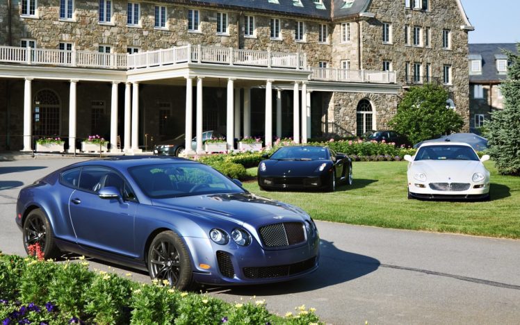 bentley, Lamborghini, And, Maserati HD Wallpaper Desktop Background