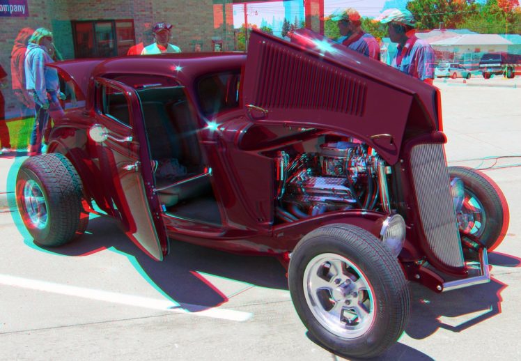 3d, Anaglyph, Glasses, Hot, Rod, Vintage, Cars HD Wallpaper Desktop Background