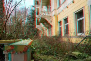 anaglyph, Cars, Glasses, Nature