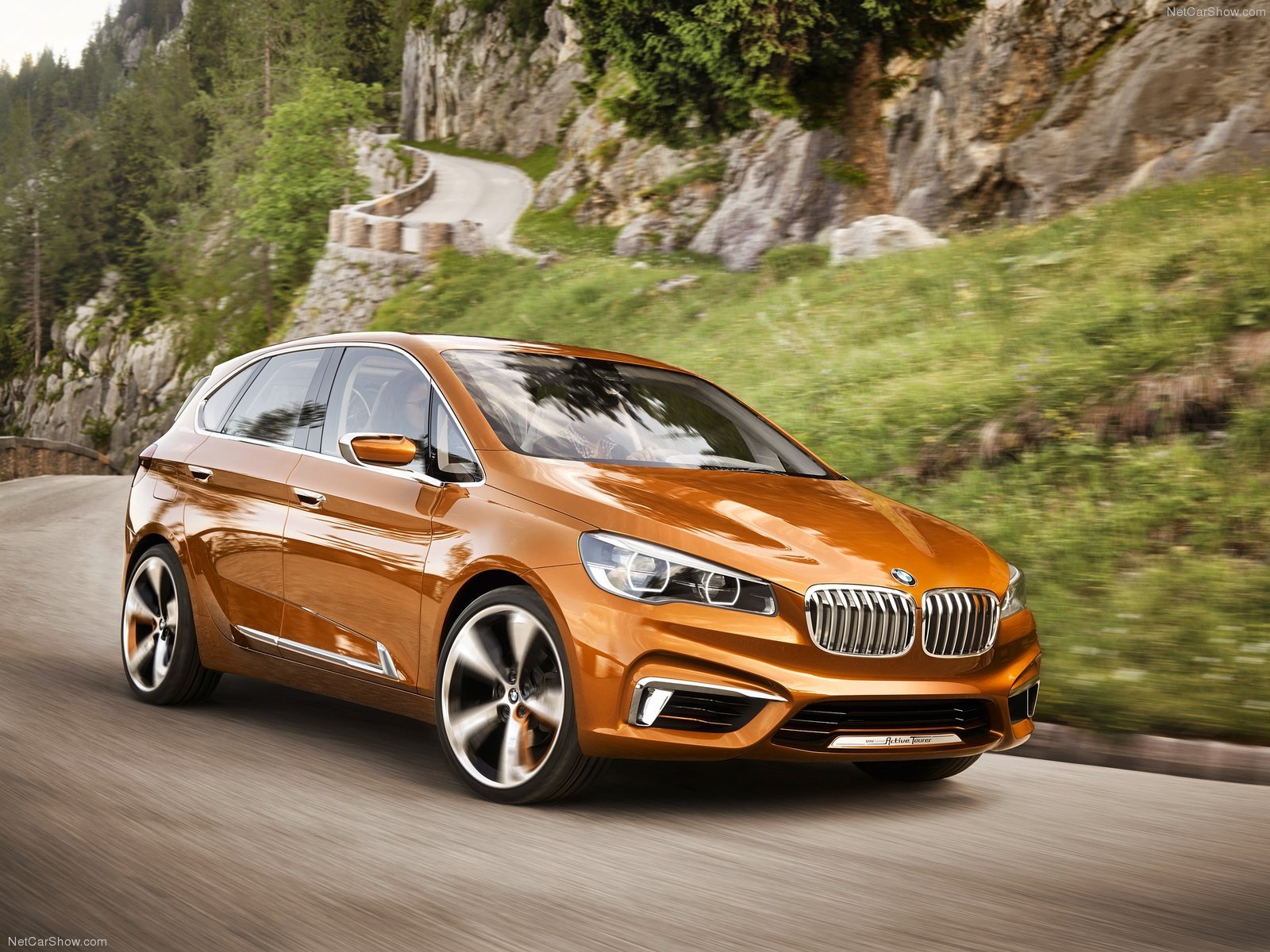 2013, Bmw, Active, Tourer, Outdoor, Concept Wallpaper