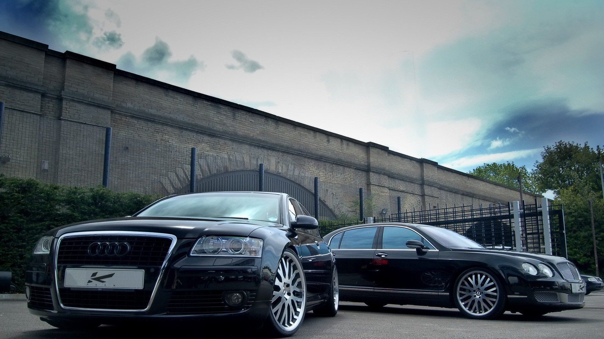 audi, And, Bently Wallpaper