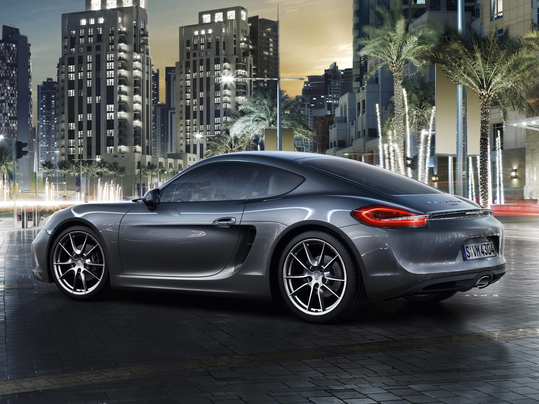 2013, Porsche, Cayman, Sportcar, Silver Wallpaper
