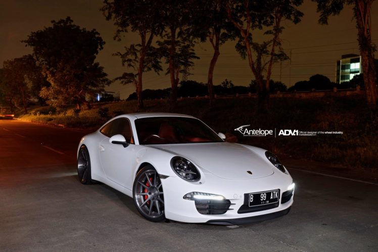 adv1, Wheels, Porsche, Carrera, Tuning, White HD Wallpaper Desktop Background