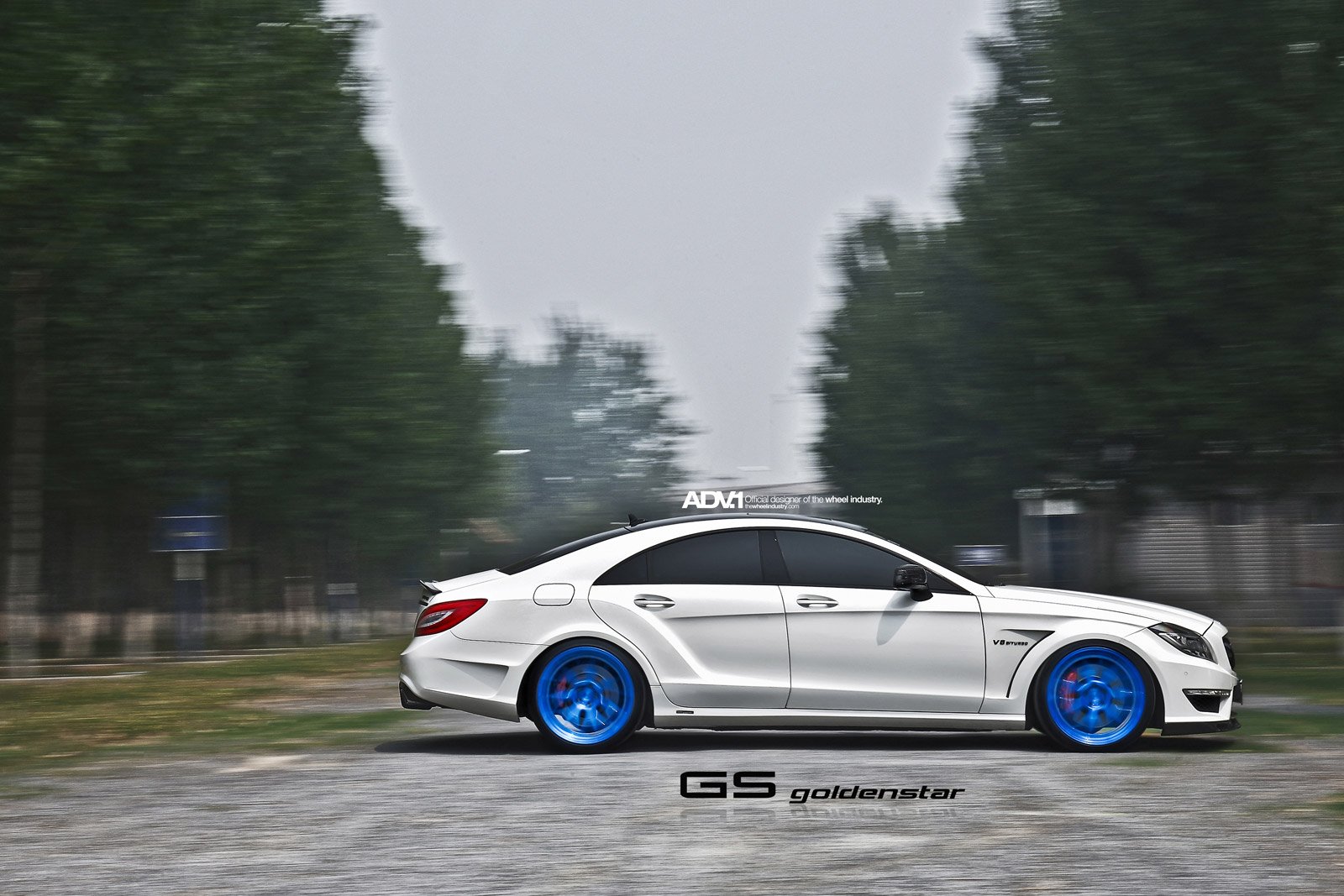 adv1, Wheels, Mercedes, Cls63, Amg, Tuning, White Wallpaper