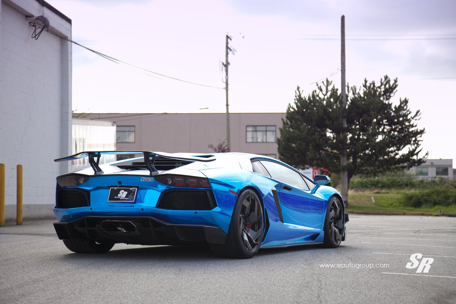 pur, Wheels, Lamborghini, Aventador, Coupe, Tuning, Blue, Bleue Wallpaper