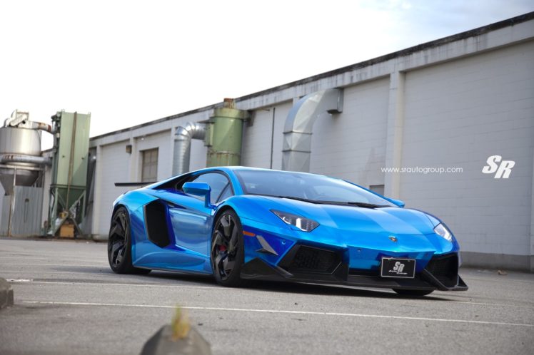 pur, Wheels, Lamborghini, Aventador, Coupe, Tuning, Blue, Bleue HD Wallpaper Desktop Background