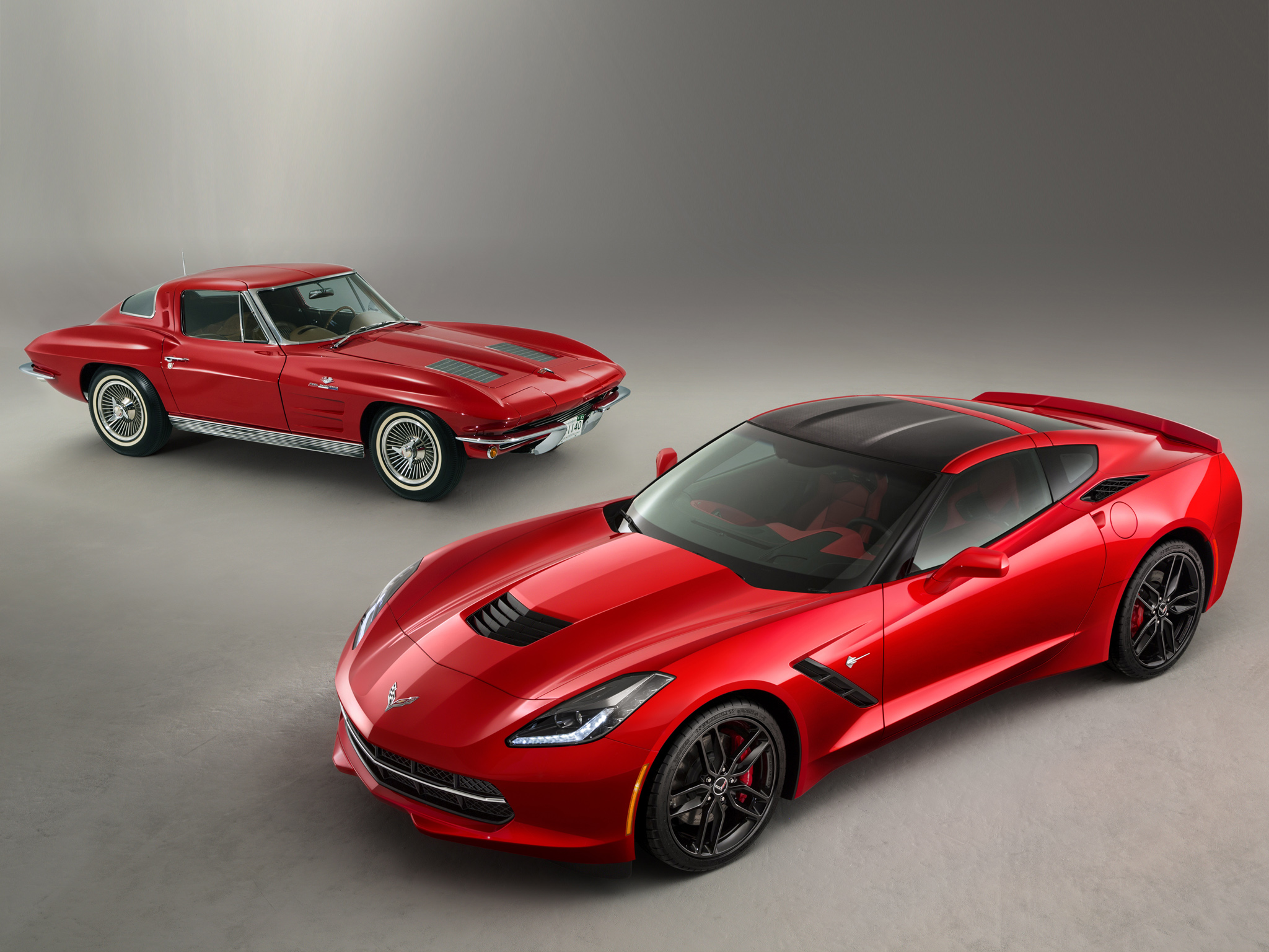 2014, Chevrolet, Corvette, Supercar, Red Wallpaper