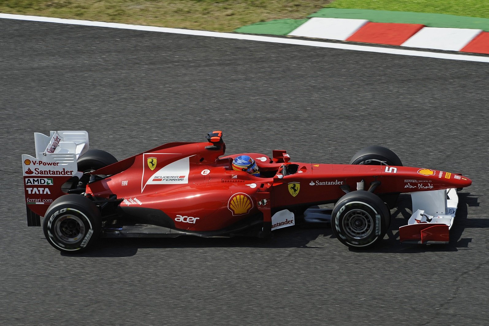 2011, Scuderia, Ferrari, 150, Italia, Formula, One, Race, Massa, Alonso Wallpaper