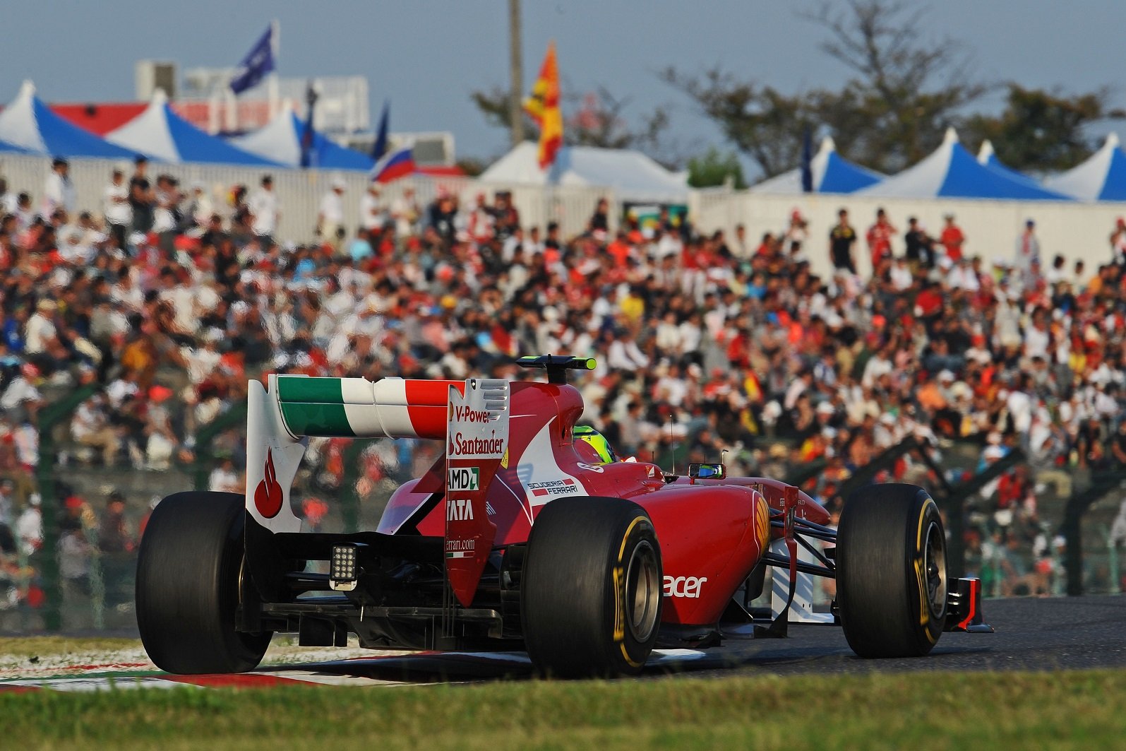 2011, Scuderia, Ferrari, 150, Italia, Formula, One, Race, Massa, Alonso Wallpaper