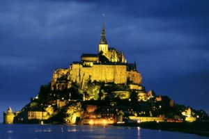 le, Mont, Saint michel, Castle, French, France, Saint, Michel, Monastery, Church, Abbey, Cathedral