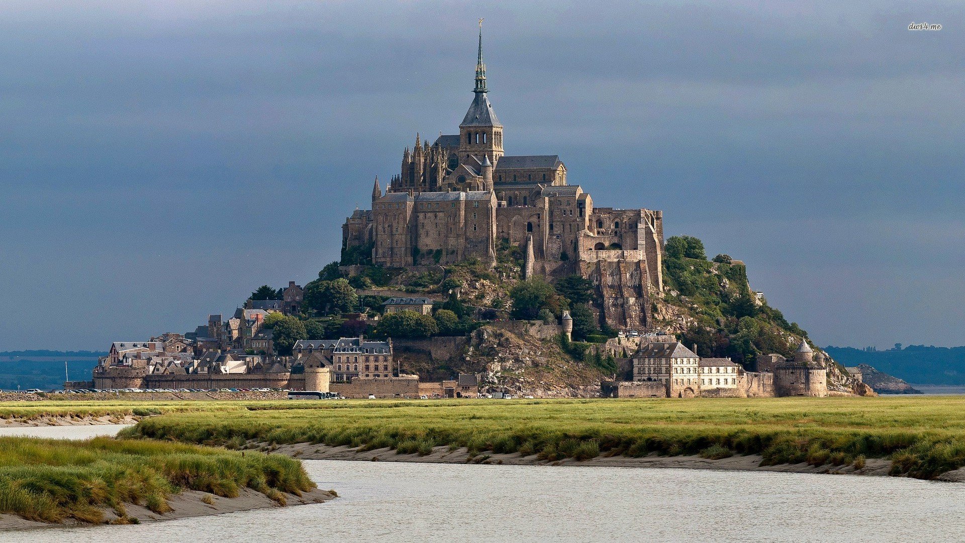 le, Mont, Saint michel, Castle, French, France, Saint, Michel ...