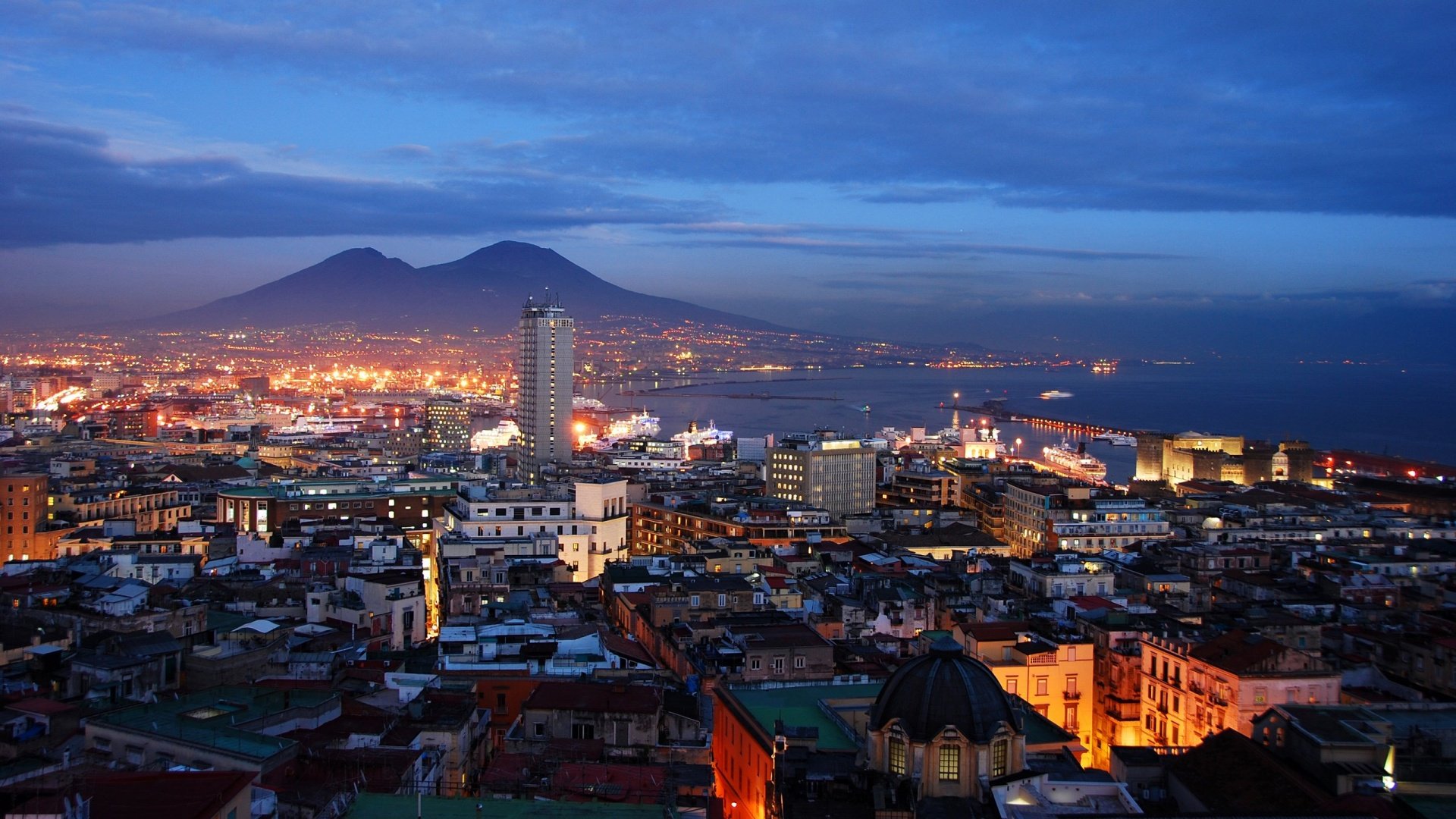 naples, Italy, City, Cities, Building, Buildings, Italian, Napoli Wallpaper