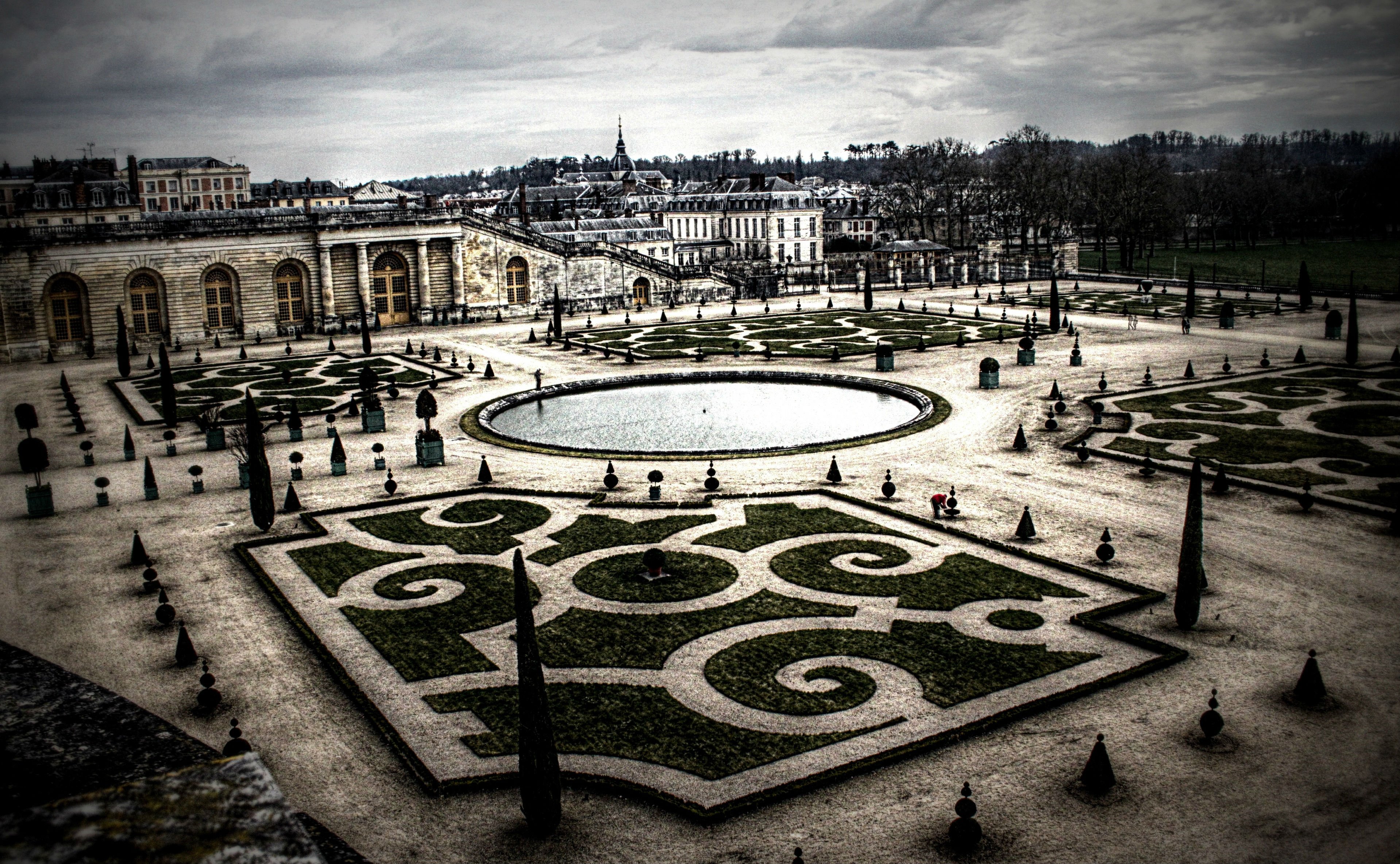chateau, De, Versailles, Palace, France, French, Building, Garden Wallpaper