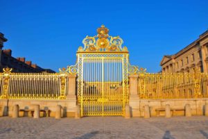 chateau, De, Versailles, Palace, France, French, Building, Fence