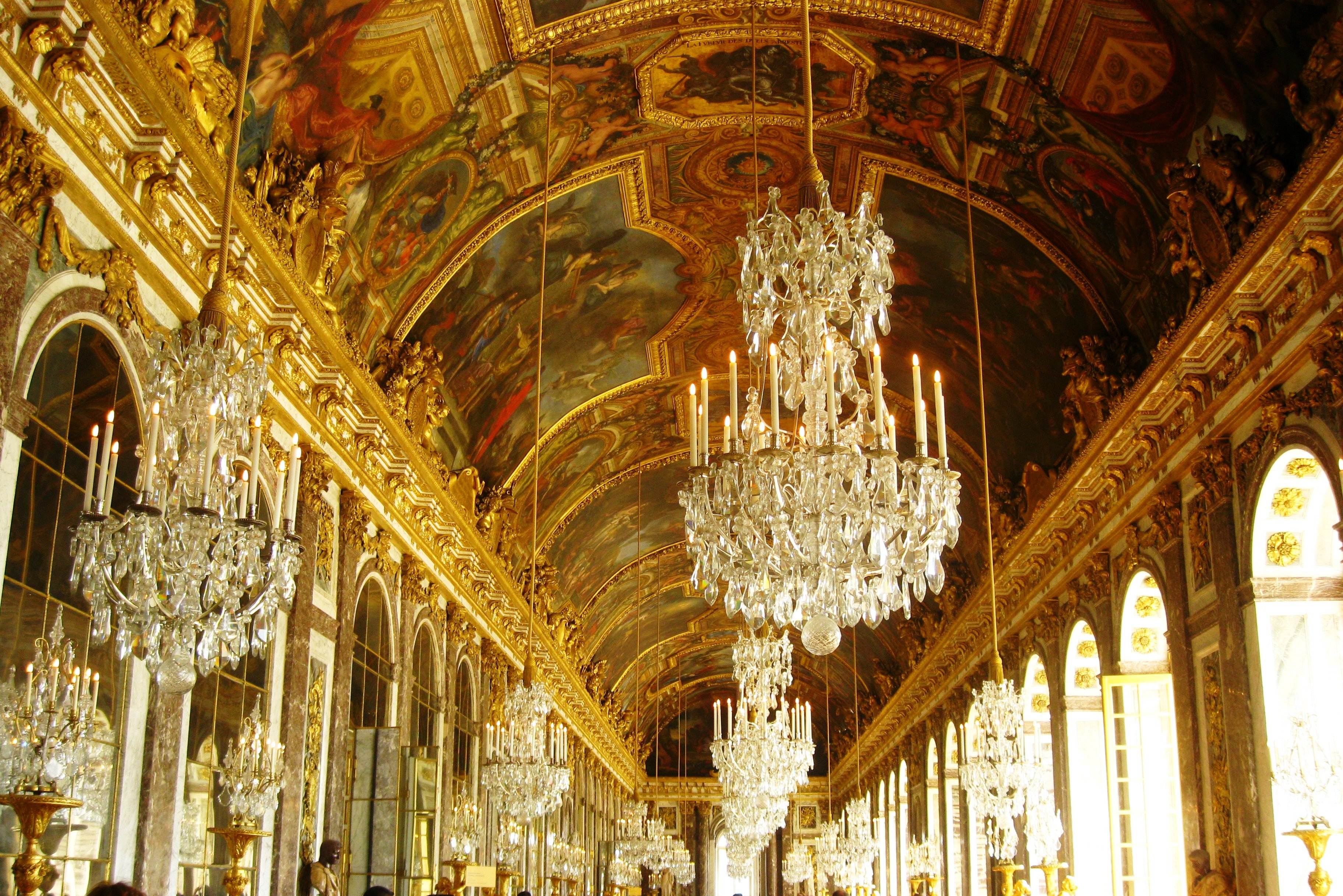 chateau, De, Versailles, Palace, France, French, Building, Design, Room Wallpaper