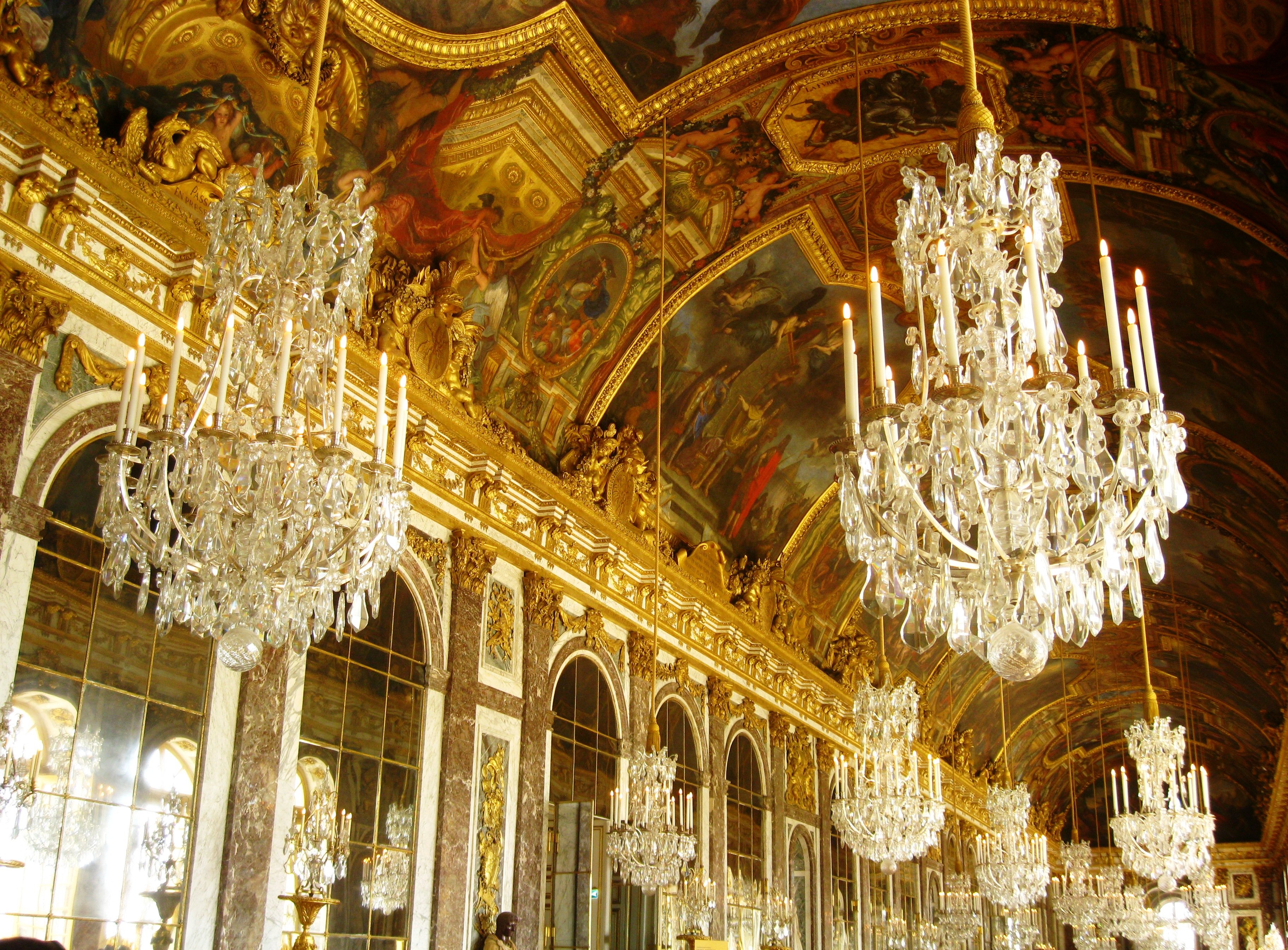 chateau, De, Versailles, Palace, France, French, Building, Design, Room Wallpaper