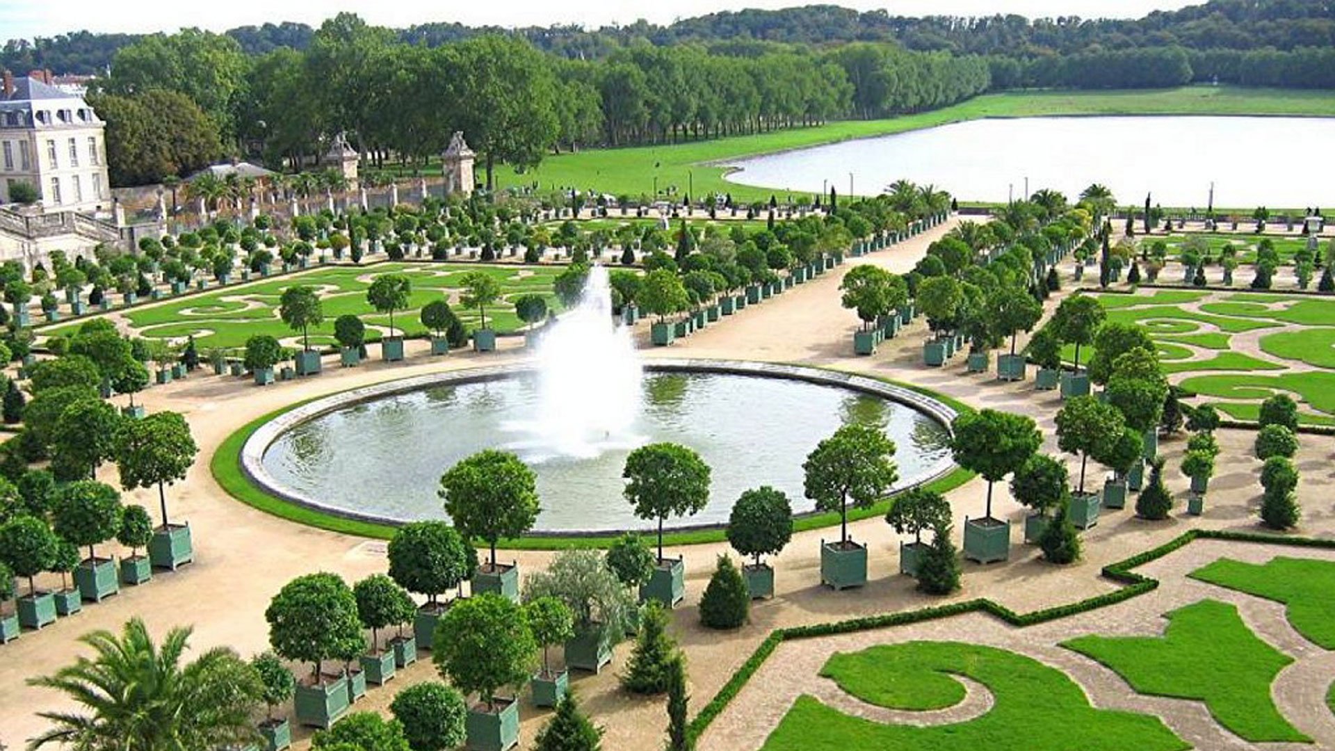 chateau, De, Versailles, Palace, France, French, Building, Garden, Fountain Wallpaper