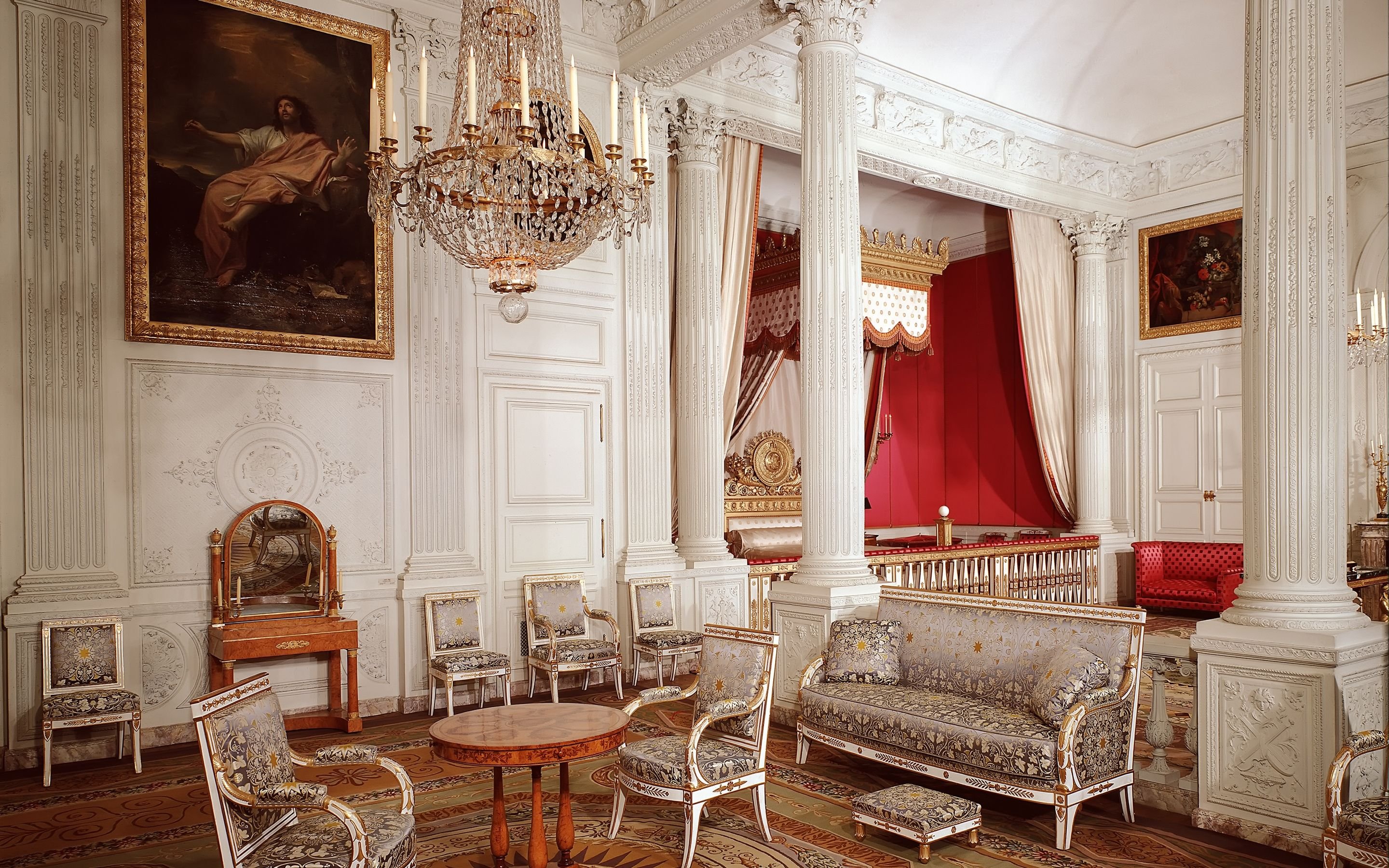 chateau, De, Versailles, Palace, France, French, Building, Design, Room Wallpaper