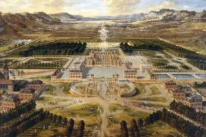 chateau, De, Versailles, Palace, France, French, Building, Painting