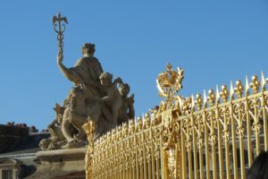 chateau, De, Versailles, Palace, France, French, Building, Fence, Statue