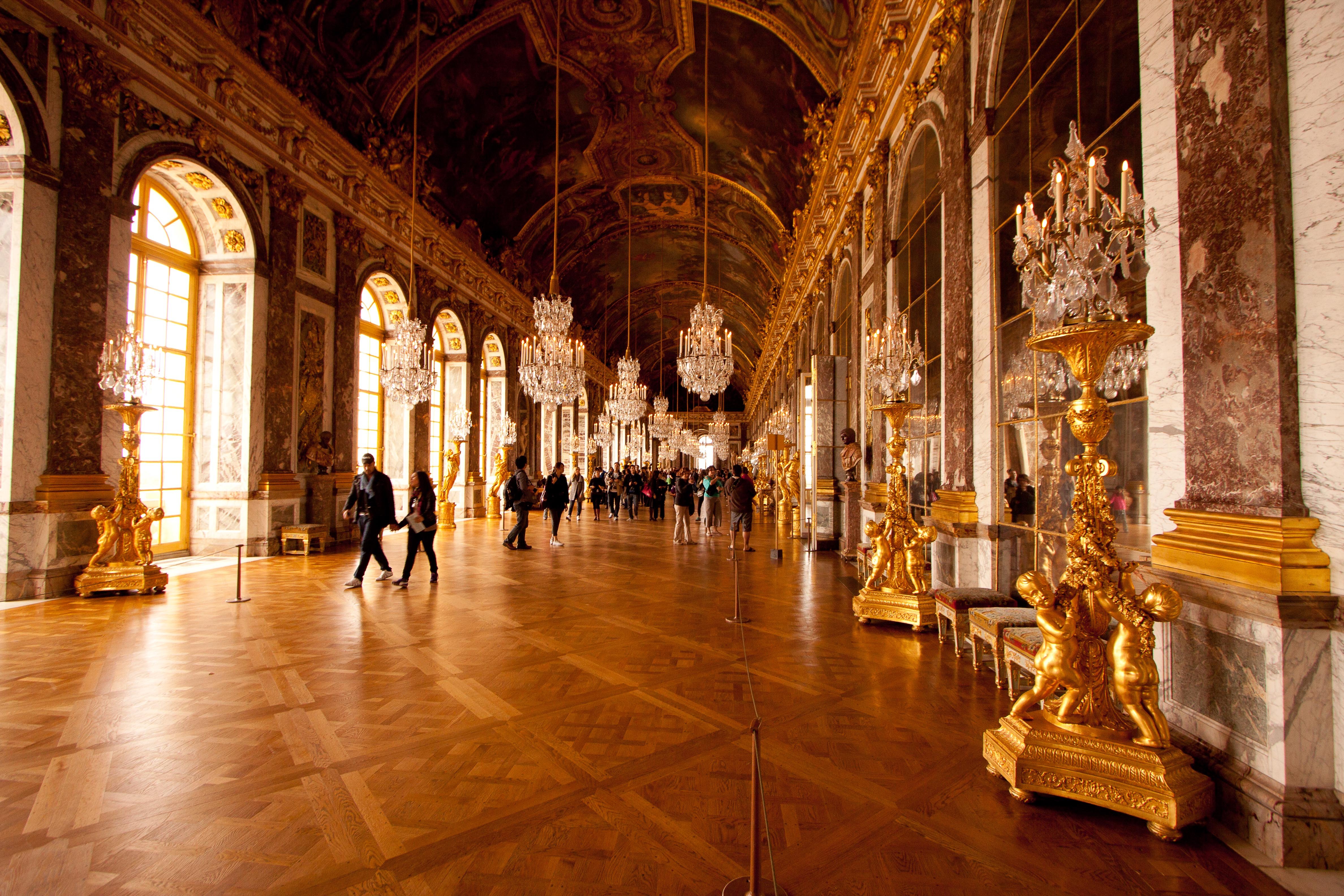 chateau, De, Versailles, Palace, France, French, Building, Design, Room Wallpaper
