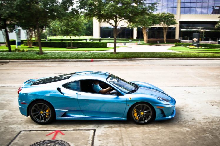 coupe, F430, Ferrari, Italia, Scuderia, Supercar, Blue, Blu HD Wallpaper Desktop Background